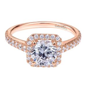 Gabriel 14 Karat Victorian Engagement Ring ER7252K44JJ