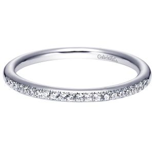 Gabriel 14 Karat Contemporary Wedding Band WB5412W44JJ