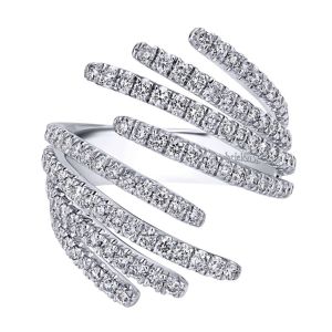 Gabriel Fashion 14 Karat Lusso Diamond Ladies' Ring LR50657W45JJ