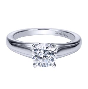Gabriel Platinum Contemporary Engagement Ring ER8075PTJJJ