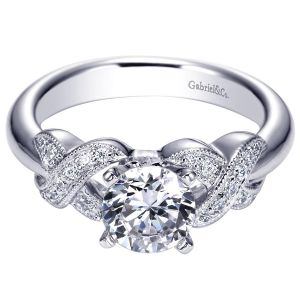 Gabriel 14 Karat Victorian Engagement Ring ER5509W44JJ