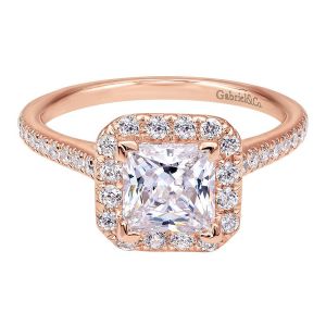 Gabriel 14 Karat Contemporary Engagement Ring ER7266K44JJ