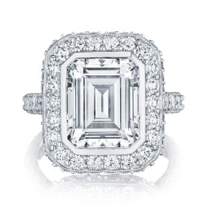 Tacori HT2614EC11X9 18 Karat RoyalT Engagement Ring