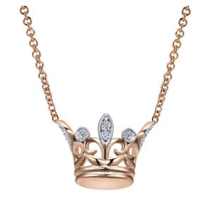 Gabriel Fashion 14 Karat Princess Chain Necklace NK4637K45JJ