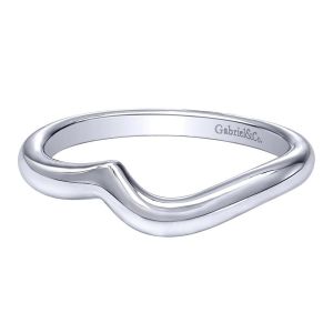 Gabriel 14 Karat Contemporary Wedding Band WB10481W4JJJ