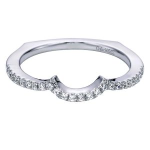 Gabriel 14 Karat Contemporary Wedding Band WB6267W44JJ