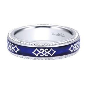 Gabriel Fashion Silver Stackable Stackable Ladies' Ring LR5892-7E6SVJJJ