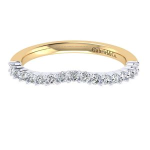 Gabriel 14 Karat Contemporary Wedding Band WB6941M44JJ