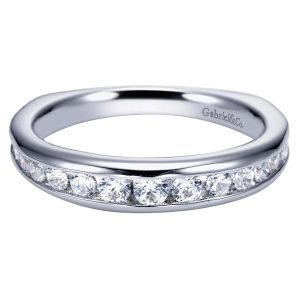 Gabriel 14 Karat Contemporary Wedding Band WB4183W44JJ