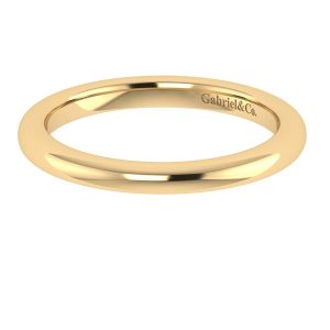 Gabriel 14 Karat Contemporary Wedding Band WB7721Y4JJJ