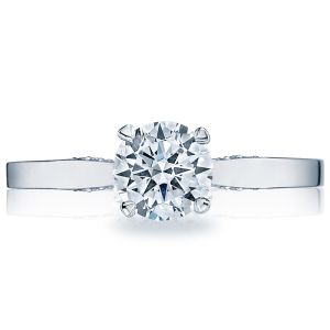 3002-3000RD6 Platinum Simply Tacori Engagement Ring