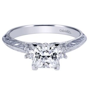 Gabriel 14 Karat Victorian Engagement Ring ER8801W44JJ