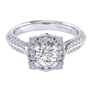 Gabriel 14 Karat Perfect Match Engagement Ring ER002B3ADW44JJ