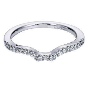 Gabriel 14 Karat Contemporary Wedding Band WB6015W44JJ