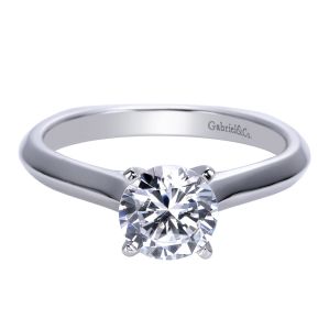 Gabriel Platinum Contemporary Engagement Ring ER8177PTJJJ