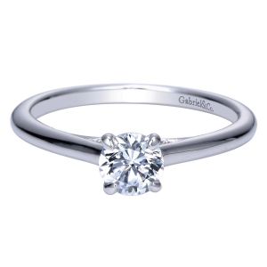 Gabriel 14 Karat Contemporary Engagement Ring ER8686W4JJJ