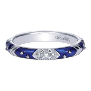 Gabriel Fashion Silver Stackable Stackable Ladies' Ring LR6362-7E6SV5JJ