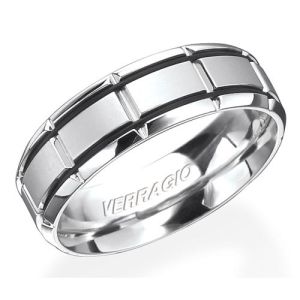 Verragio Platinum In-Gauge Wedding Band RU-7005
