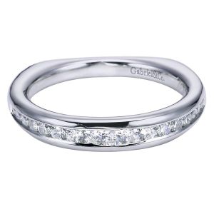 Gabriel 14 Karat Contemporary Wedding Band WB6082W44JJ