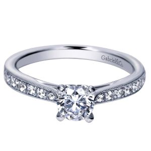 Gabriel 14 Karat Victorian Engagement Ring ER98595W44JJ