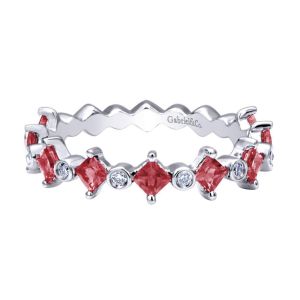 Gabriel Fashion 14 Karat Stackable Stackable Ladies' Ring LR4586W44RA