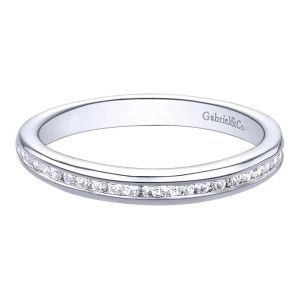 Gabriel 14 Karat Contemporary Wedding Band WB9716W44JJ