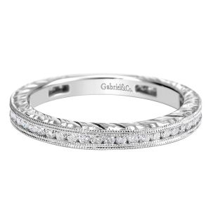 Gabriel 14 Karat Victorian Wedding Band WB5669W44JJ