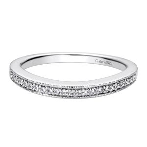 Gabriel 14 Karat Contemporary Wedding Band WB9507W44JJ