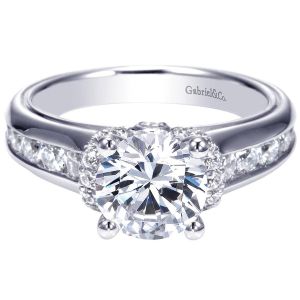 Gabriel 14 Karat Contemporary Engagement Ring ER8893W44JJ