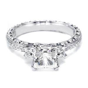 Tacori Crescent Platinum Engagement Ring HT2368P