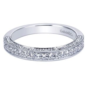 Gabriel 14 Karat Victorian Wedding Band WB3980W44JJ