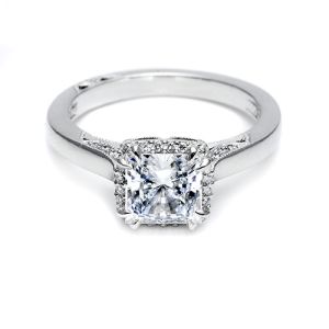 Tacori Platinum Dantela Engagement Ring 2620PRSM