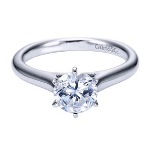 Gabriel Platinum Contemporary Engagement Ring ER6623PTJJJ