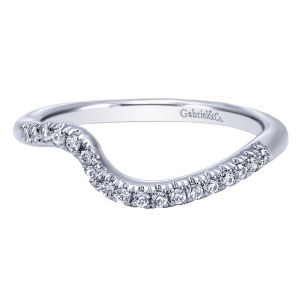 Gabriel 14 Karat Contemporary Wedding Band WB10174W44JJ