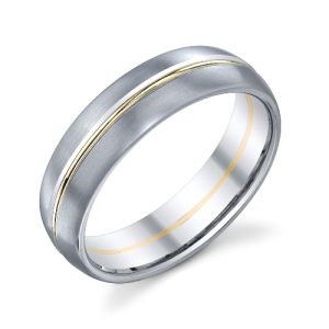 272889 Christian Bauer Platinum & 18 Karat Wedding Ring / Band