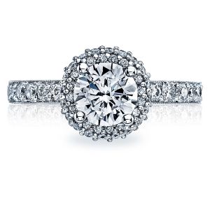 Tacori 38-25RD65 18 Karat Blooming Beauties Engagement Ring