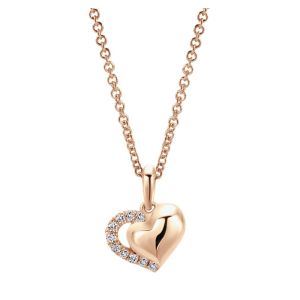 Gabriel Fashion 14 Karat Eternal Love Heart Necklace NK4617K45JJ