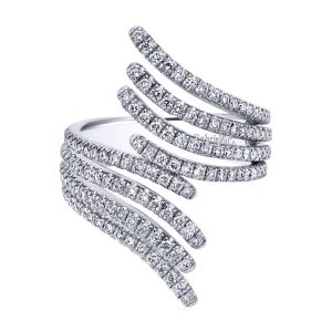 Gabriel Fashion 14 Karat Lusso Diamond Ladies' Ring LR50658W45JJ