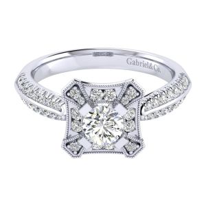 Gabriel 14 Karat Perfect Match Engagement Ring ER002A2AEW44JJ