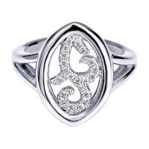 Gabriel Fashion Silver Contemporary Ladies' Ring LR6836SV5JJ