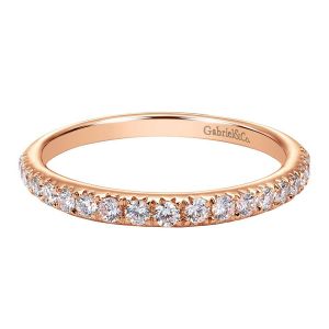 Gabriel 14 Karat Contemporary Wedding Band WB8259K44JJ