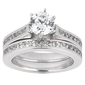 Taryn Collection Platinum Diamond Engagement Ring TQD A-778