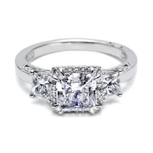 Tacori Platinum Dantela Engagement Ring 2622PRLG