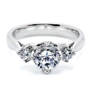 Tacori 18 Karat Simply Tacori Engagement Ring HT2314