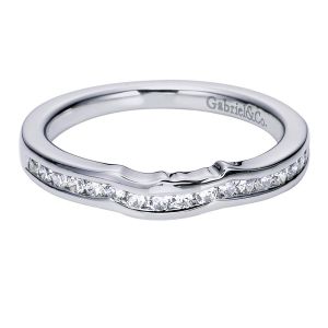 Gabriel 14 Karat Contemporary Wedding Band WB6107W44JJ