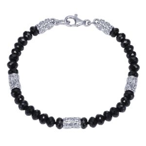 Gabriel Fashion Silver Roaring 20's Beads Bracelet TB2948SVJBS