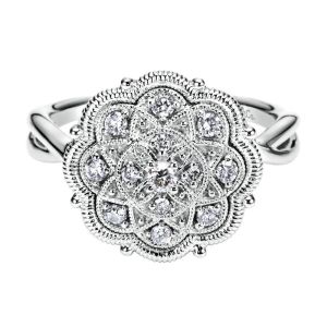Gabriel Fashion 14 Karat Victorian Ladies' Ring LR50026W45JJ