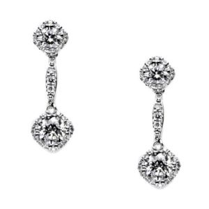 Tacori Diamond Earrings 18 Karat Fine Jewelry FE651