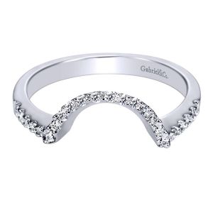 Gabriel 14 Karat Contemporary Wedding Band WB4350W44JJ