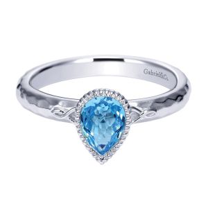 Gabriel Fashion Silver Stackable Stackable Ladies' Ring LR6810-7SVJBT